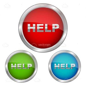 Set of help icons